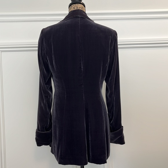 Purple velvet jacket by Sophia - Picture 4 of 5